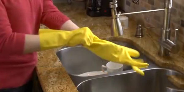 мытье посуды перчатки