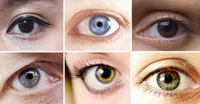 Разнообразие оттенков глаз человека
