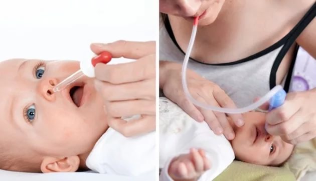 очищение носа у ребенка