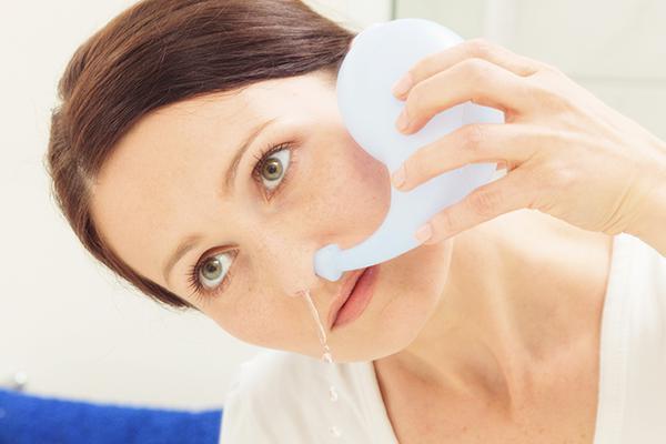 промывание носа носовой чашей