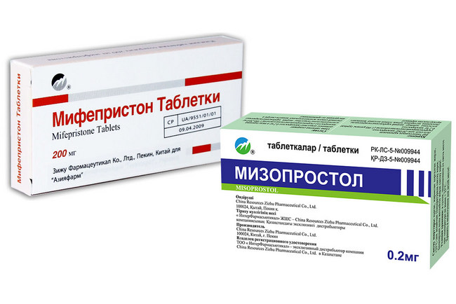Препараты для медикаментозного аборта Мифепристон и Мизопростол
