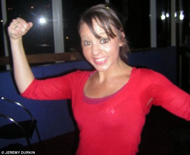 Underarm patches: Lynsey Dare suffered from excessive sweating disorder before having an operation on the NHS to sever her sweat glands
