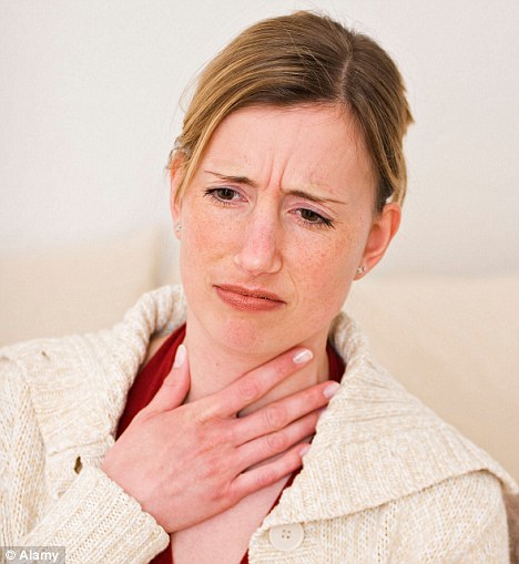 The explanation: An abundance of mucus in the back of the throat can be due to chronic rhinitis or acid reflux