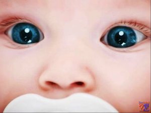 Синие глаза у ребенка