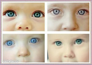 Разный цвет глаз у ребенка